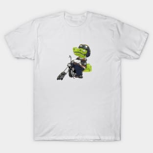 Dinosaur Motorbike T-Rex Chopper T-Shirt